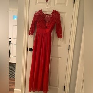 Size eight and never worn.